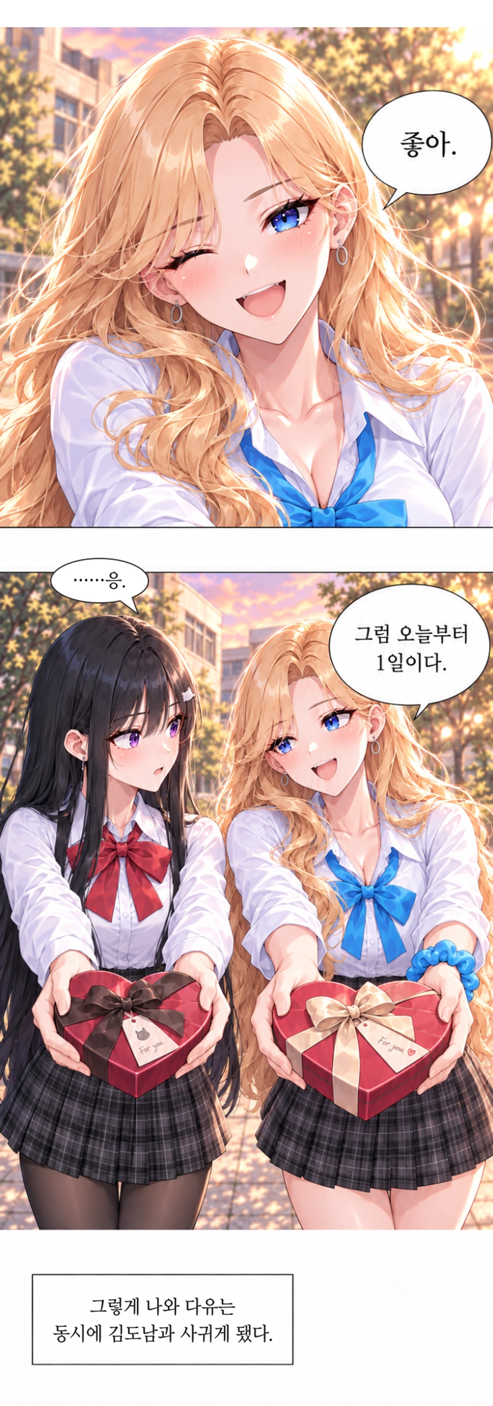 일진녀들이 나를 너무 좋아한다 4화 원고 14