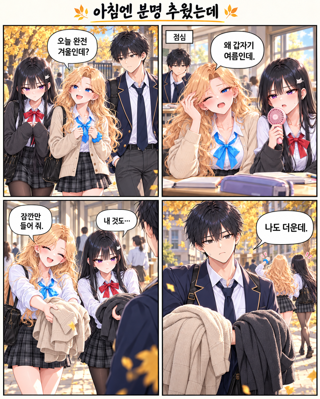 일진녀들이 나를 너무 좋아한다 7화 원고 1