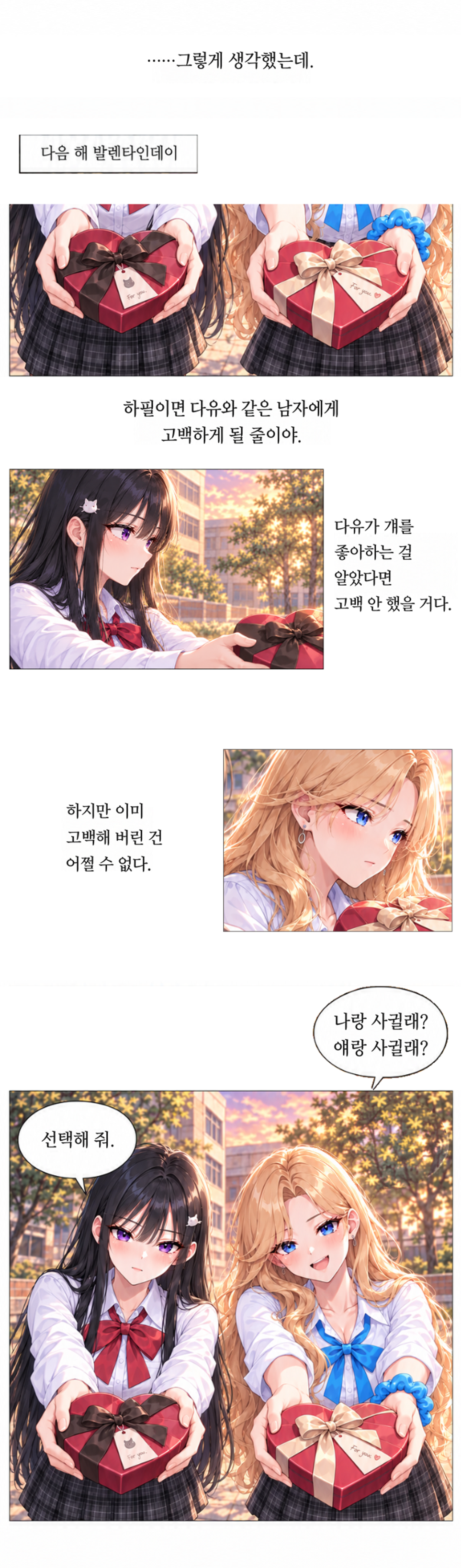 일진녀들이 나를 너무 좋아한다 4화 원고 12