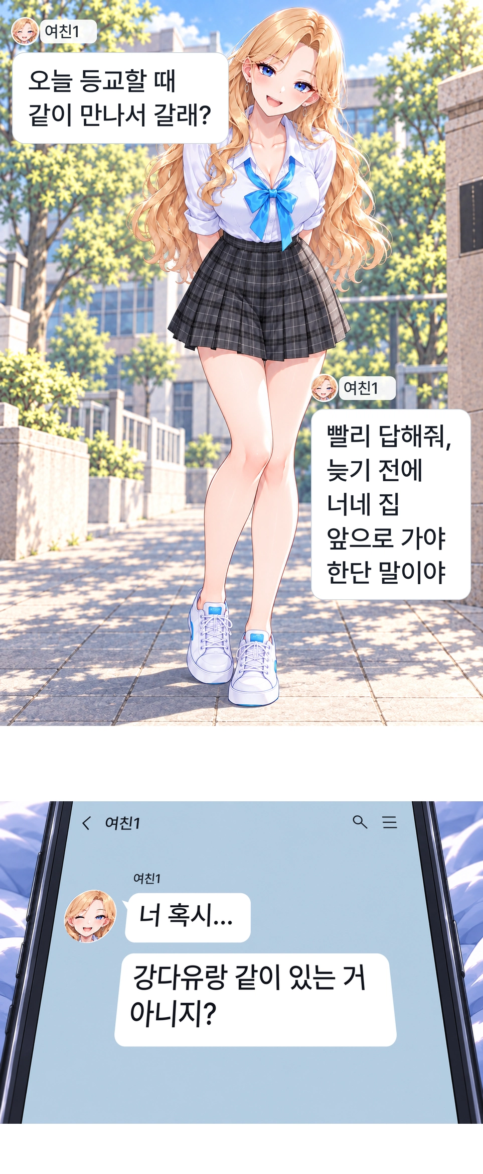 일진녀들이 나를 너무 좋아한다 1화 원고 15