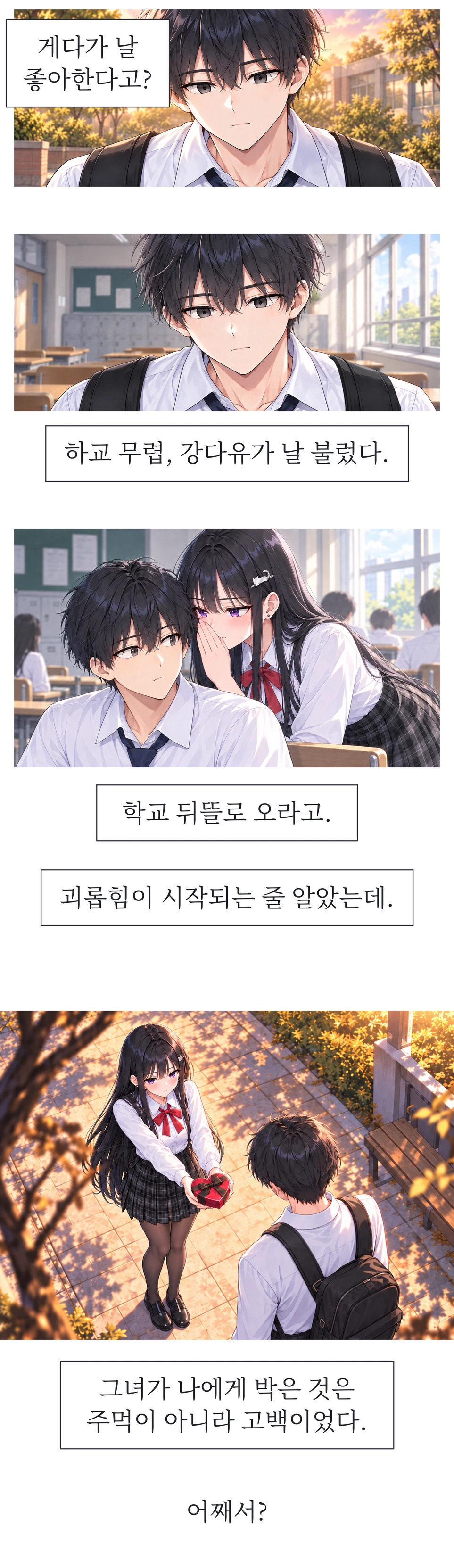 일진녀들이 나를 너무 좋아한다 1화 원고 5