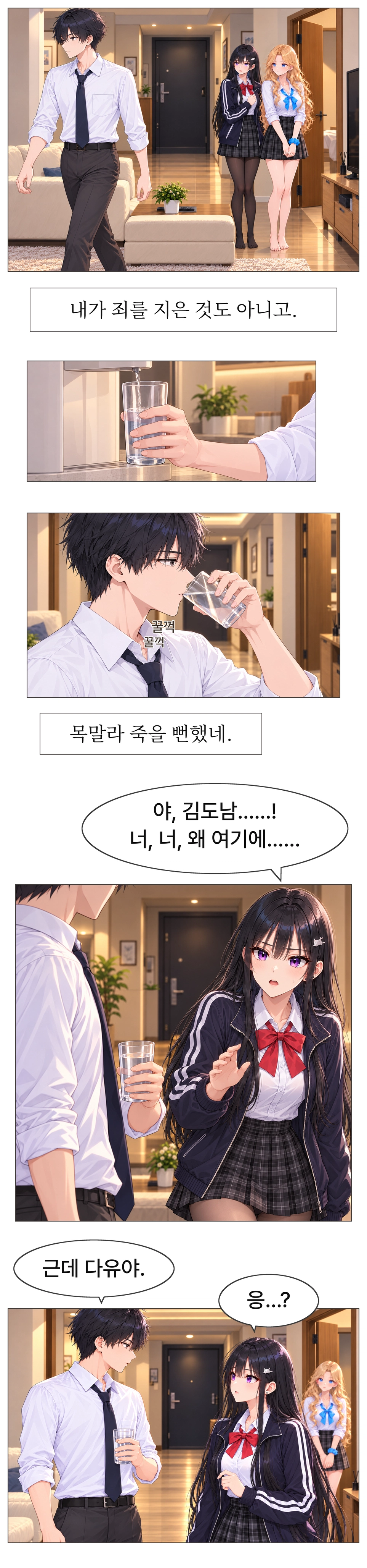 일진녀들이 나를 너무 좋아한다 9화 원고 9