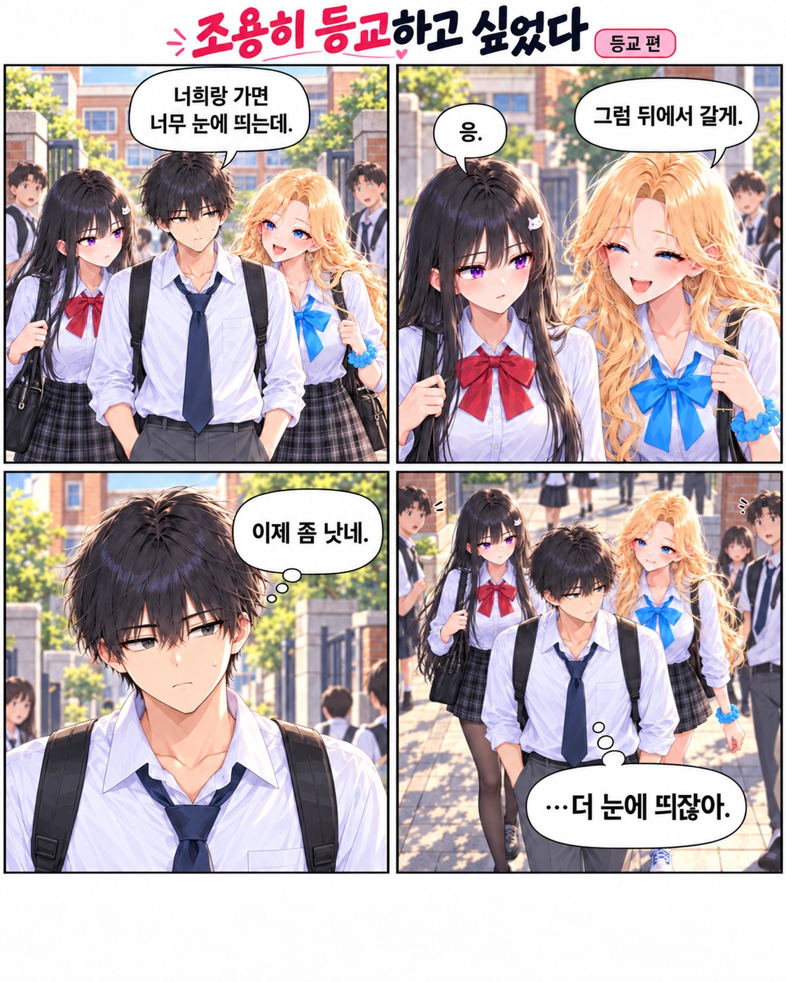 일진녀들이 나를 너무 좋아한다 1화 원고 5