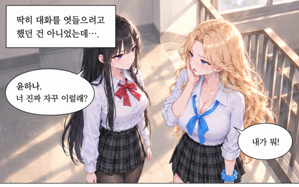 일진녀들이 나를 너무 좋아한다 5화 원고 4