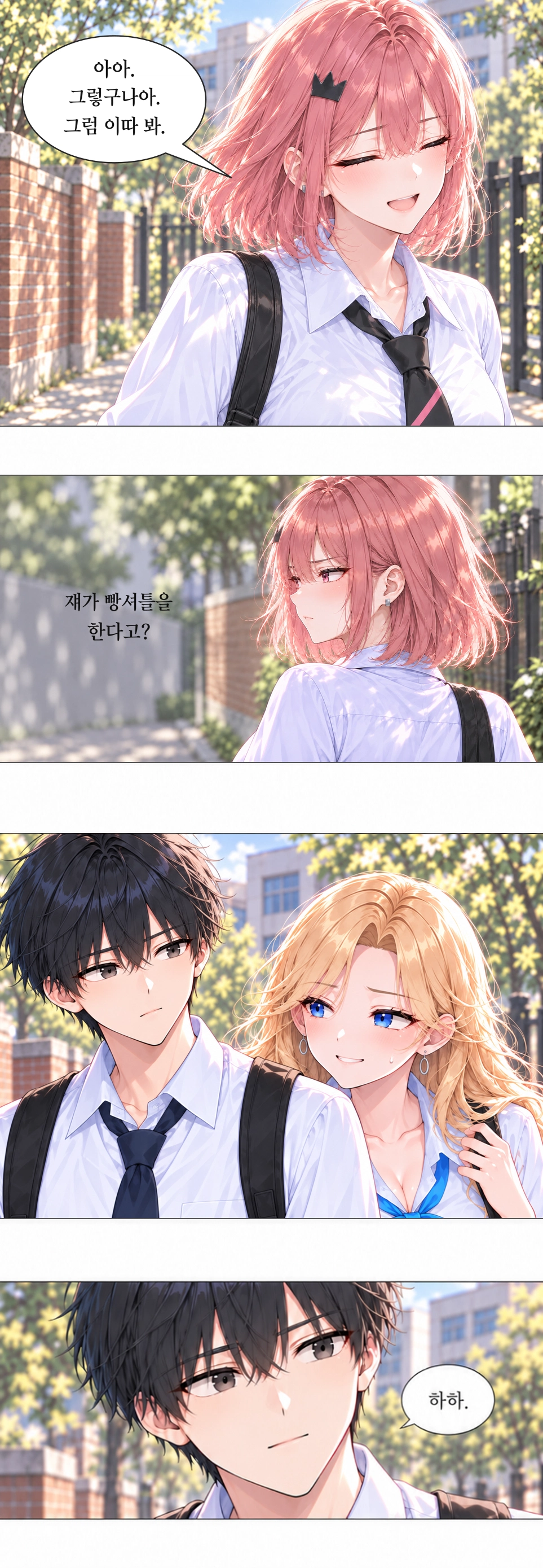 일진녀들이 나를 너무 좋아한다 4화 원고 16